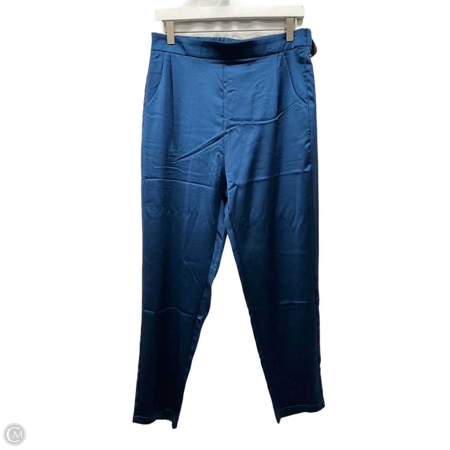 Pants Cropped By Clothes Mentor In Blue, Size: L