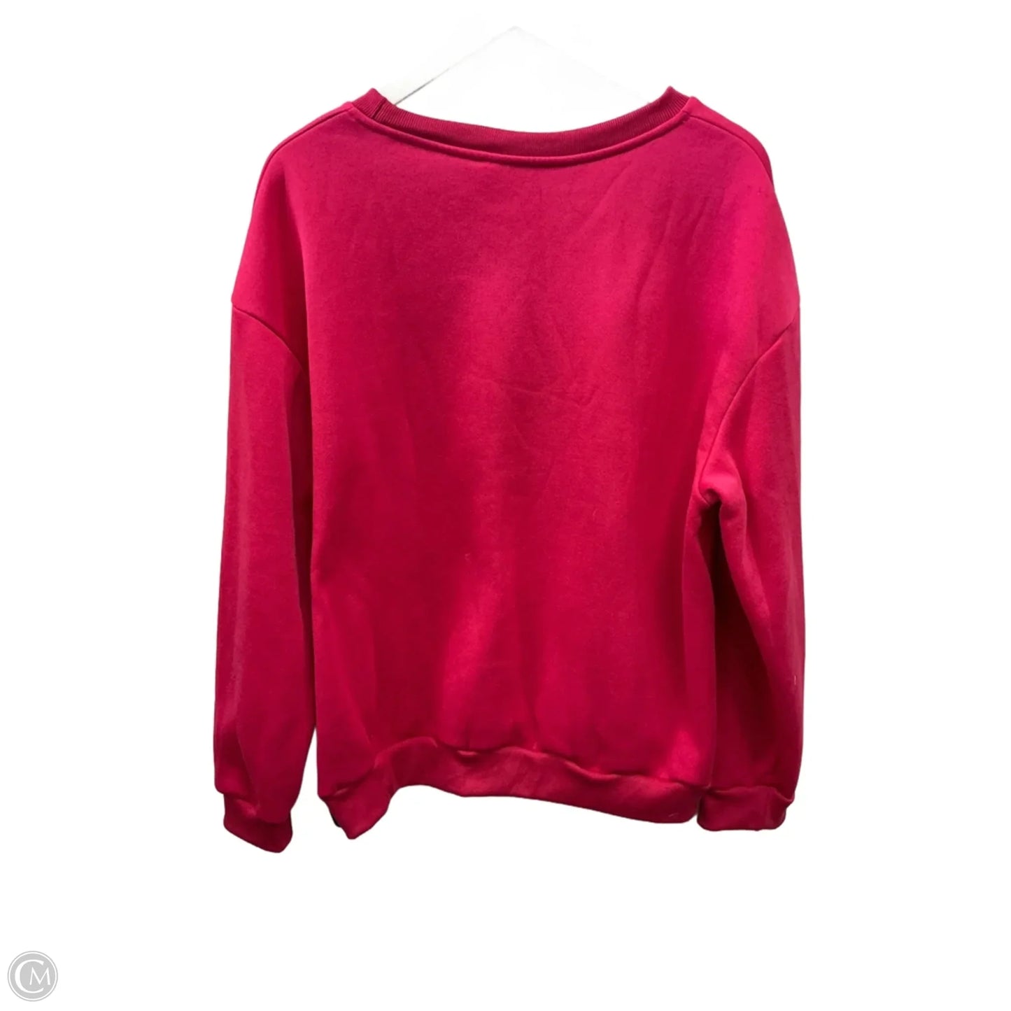 Sweatshirt Crewneck By Shein In Pink, Size: Xl