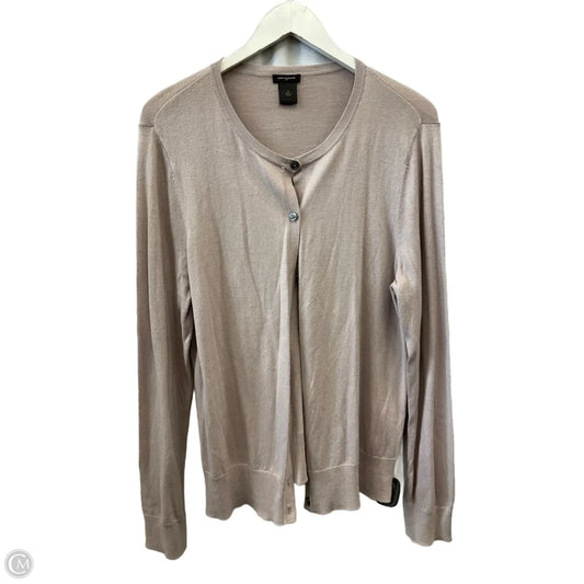 Cardigan By Ann Taylor In Purple, Size: Xl