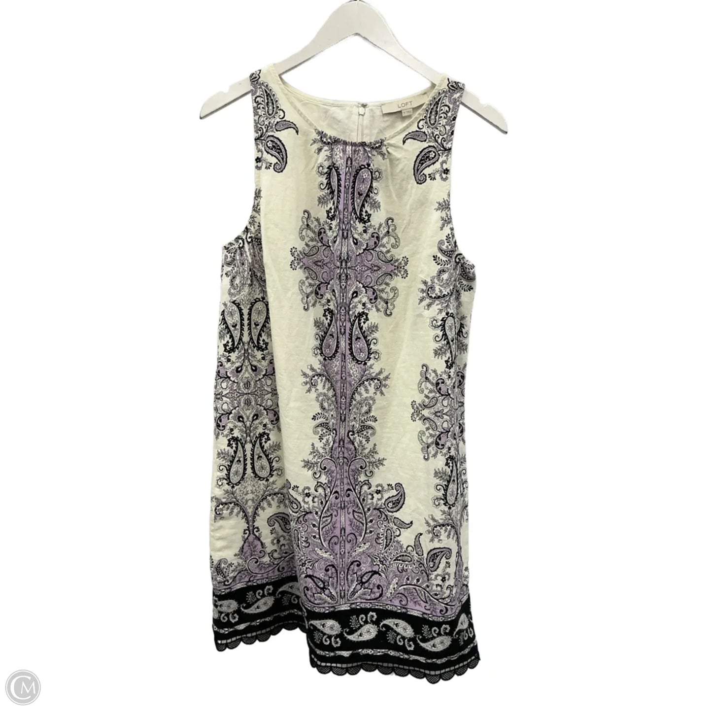 Dress Casual Short By Loft In White, Size: M
