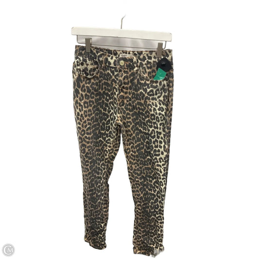 Jeans Skinny By Oat In Animal Print, Size: 4