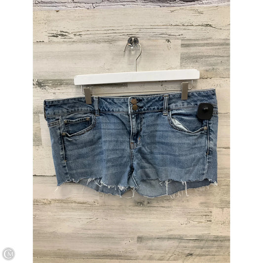Shorts By American Eagle In Blue Denim, Size: 16