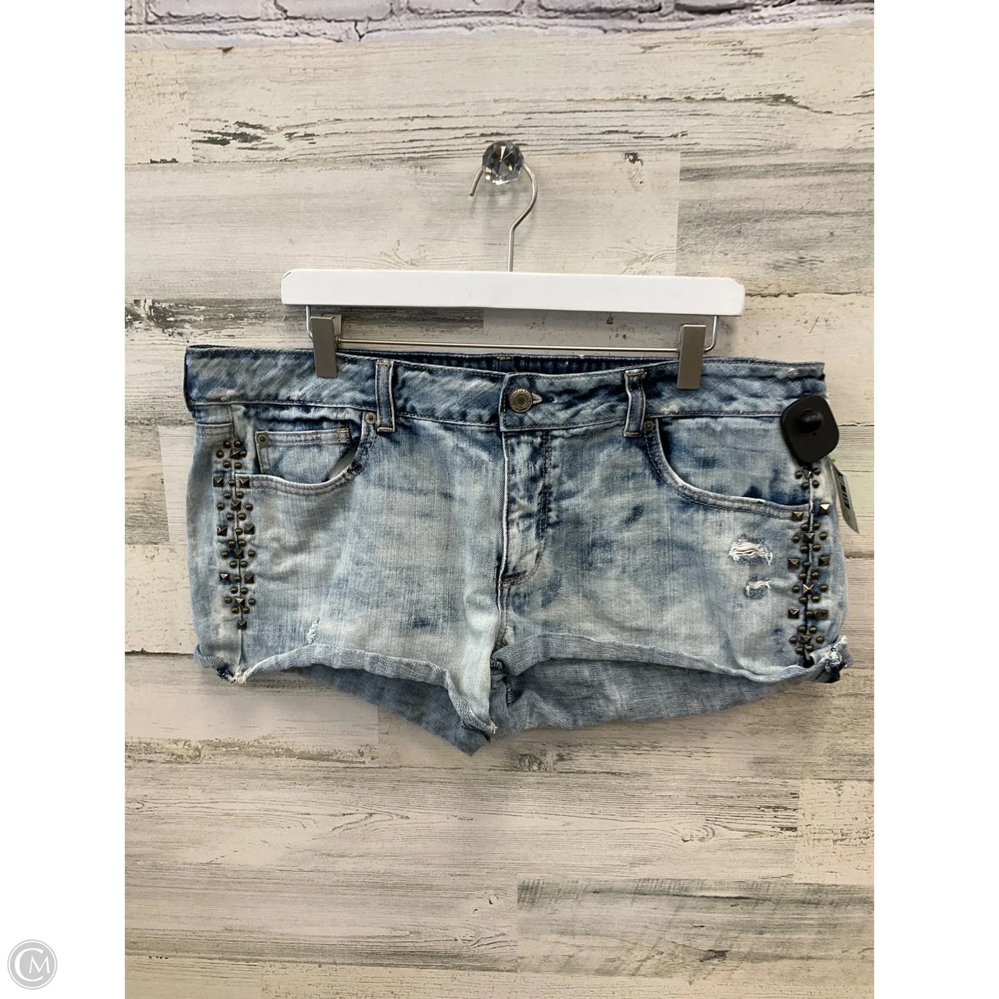 Shorts By American Eagle In Blue Denim, Size: 18