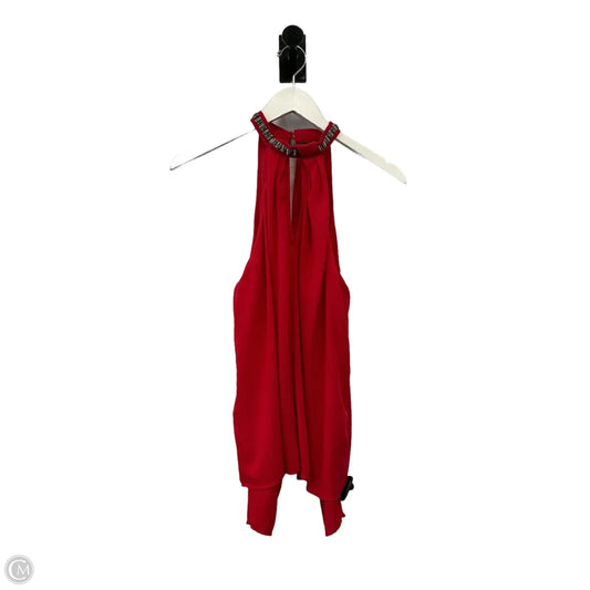Top Sleeveless By Bold Elements In Red, Size: M