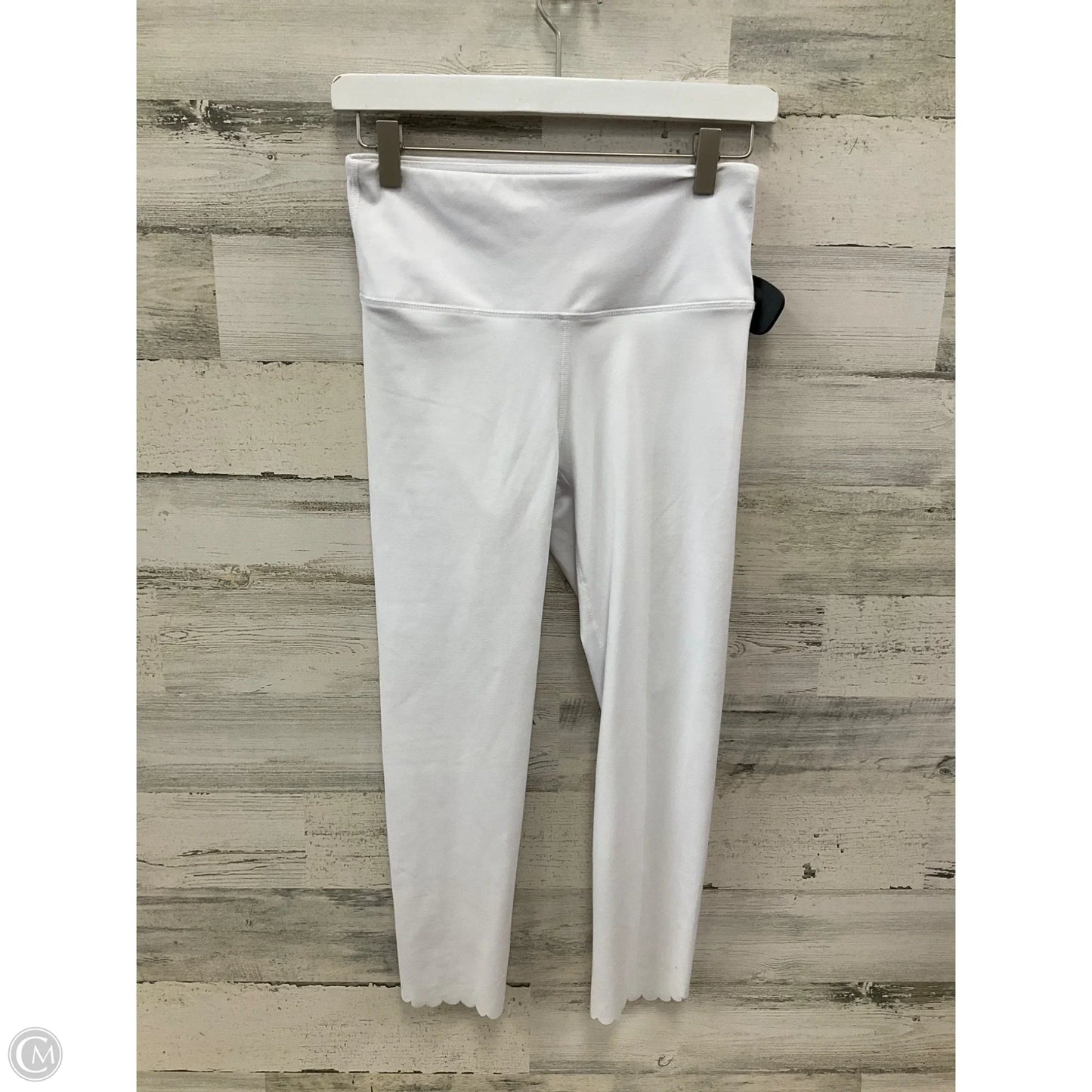 Athletic Leggings Capris By Mono B In White, Size: S