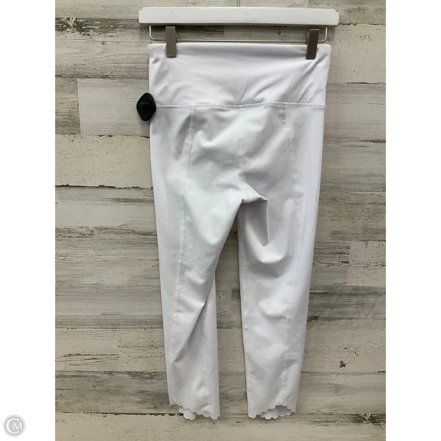 Athletic Leggings Capris By Mono B In White, Size: S