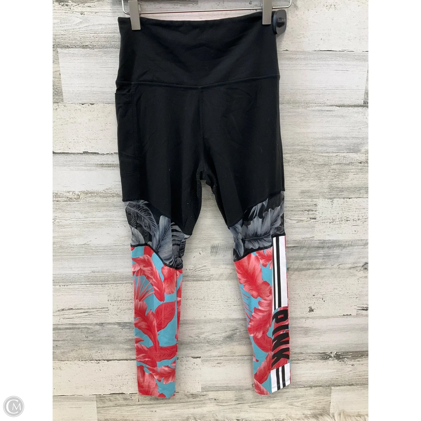 Athletic Leggings By Pink In Black, Size: S
