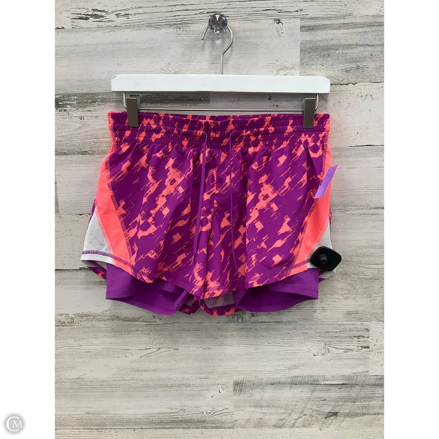 Athletic Shorts By Champion In Purple, Size: M