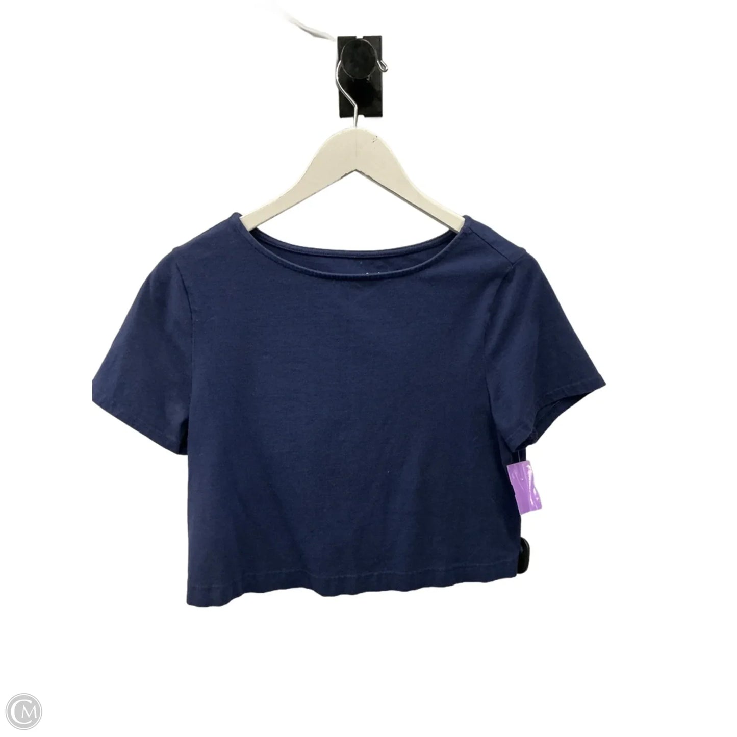 Top Short Sleeve Basic By Ingrid & Isabel In Navy, Size: M