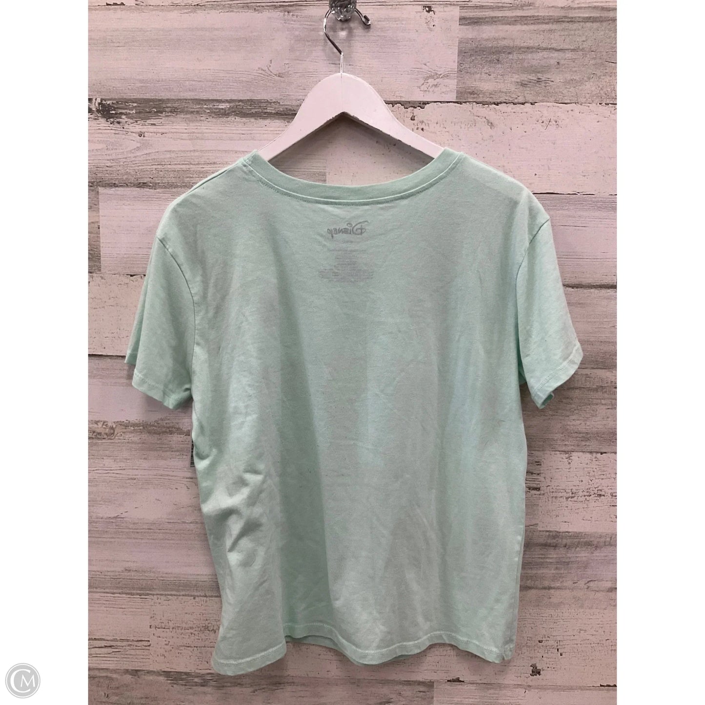 Top Short Sleeve By Disney Store In Green, Size: L