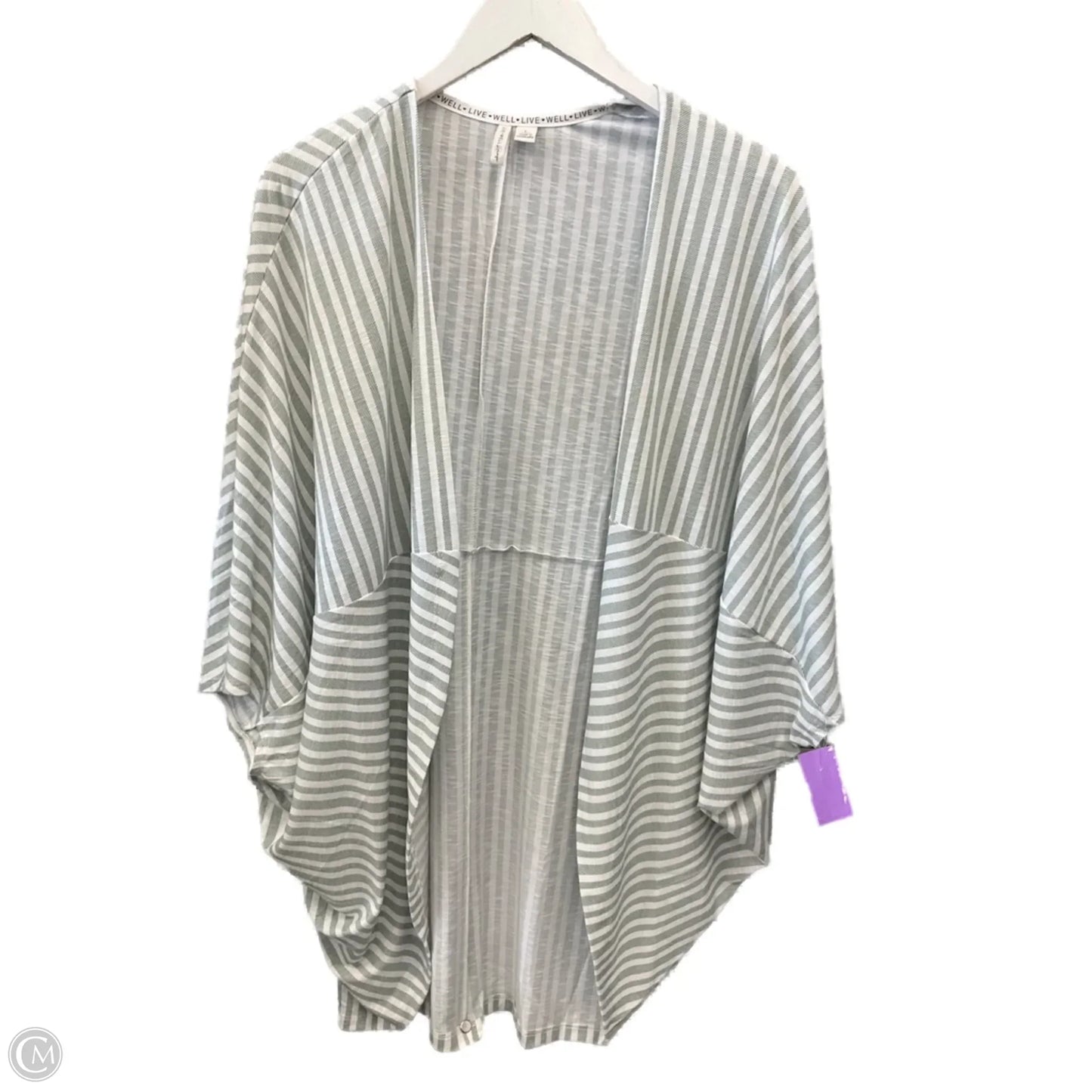 Kimono By Cato In Striped Pattern, Size: L