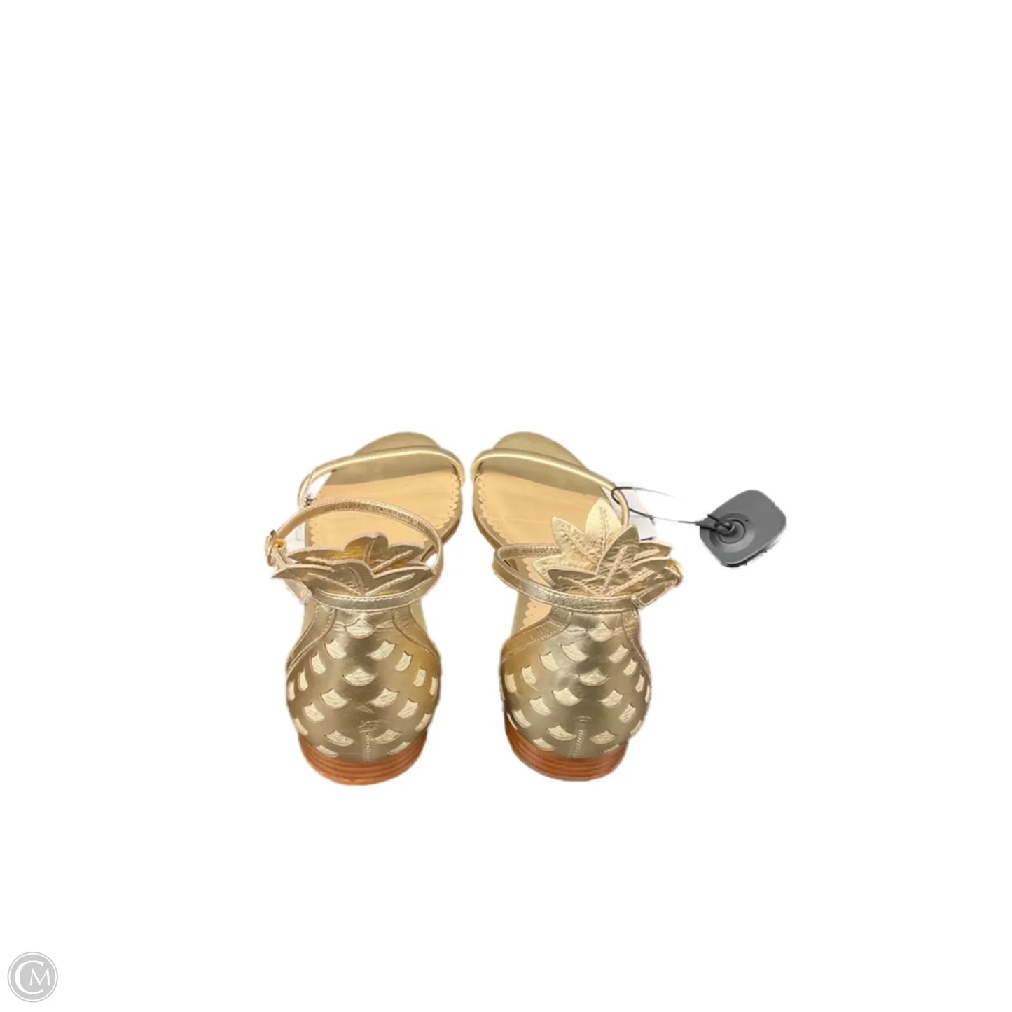 Sandals Designer By Lilly Pulitzer In Gold, Size: 9