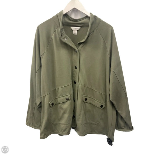 Jacket Other By Cj Banks In Green, Size: 2x