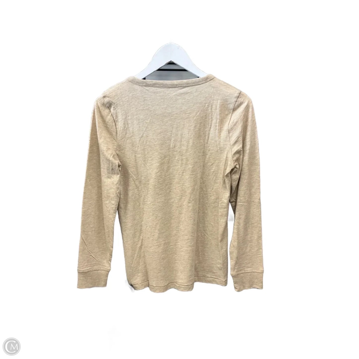 Top Long Sleeve By J. Crew In Tan, Size: S
