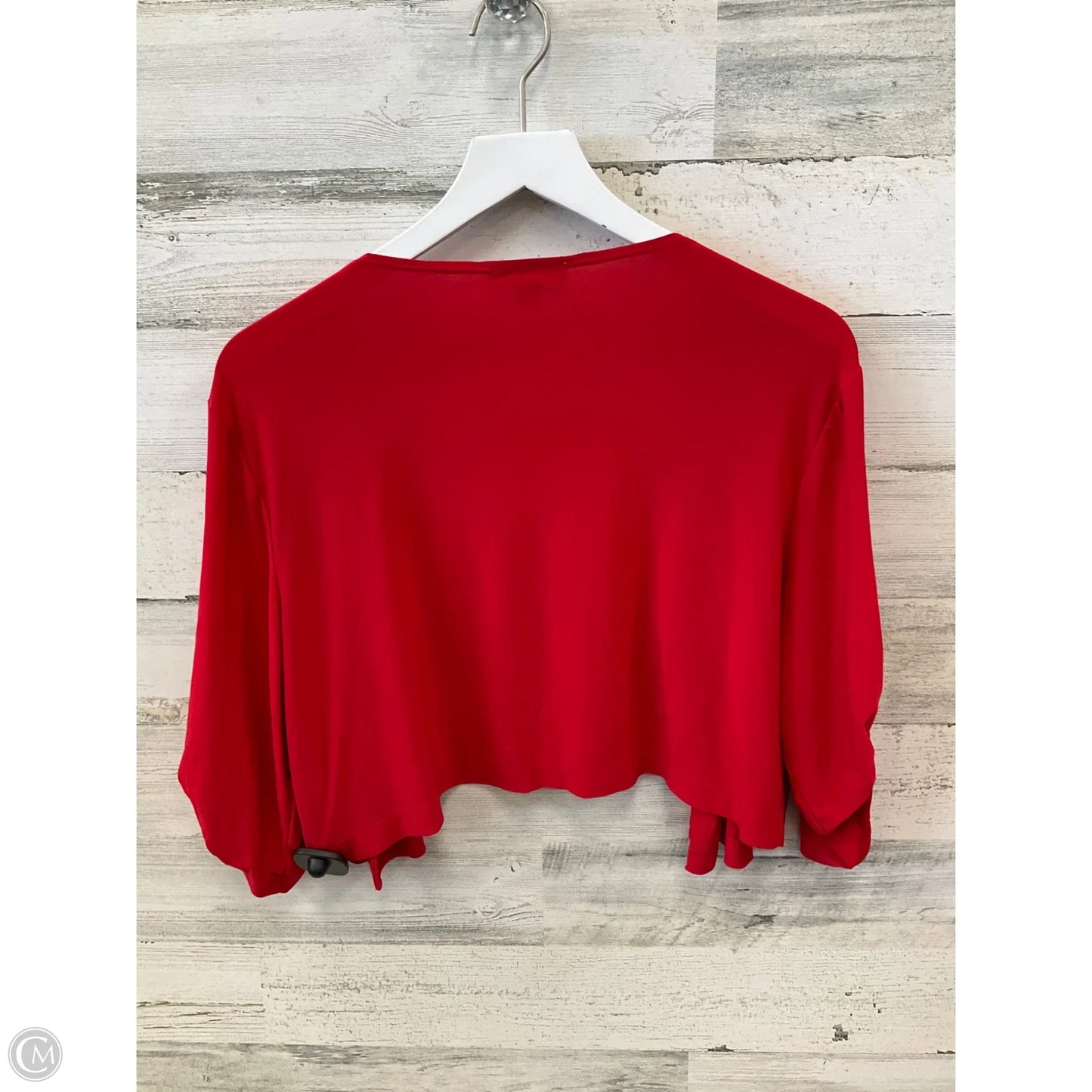 Cardigan By Dressbarn In Red, Size: Xl