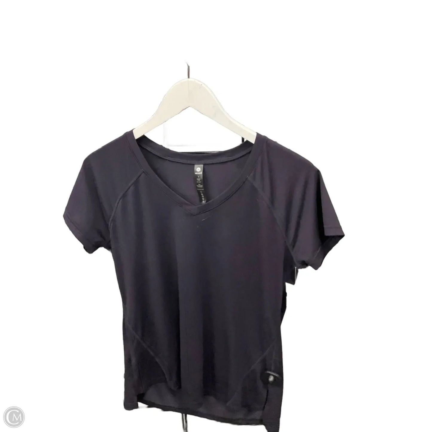 Athletic Top Short Sleeve By 90 Degrees By Reflex In Purple, Size: S