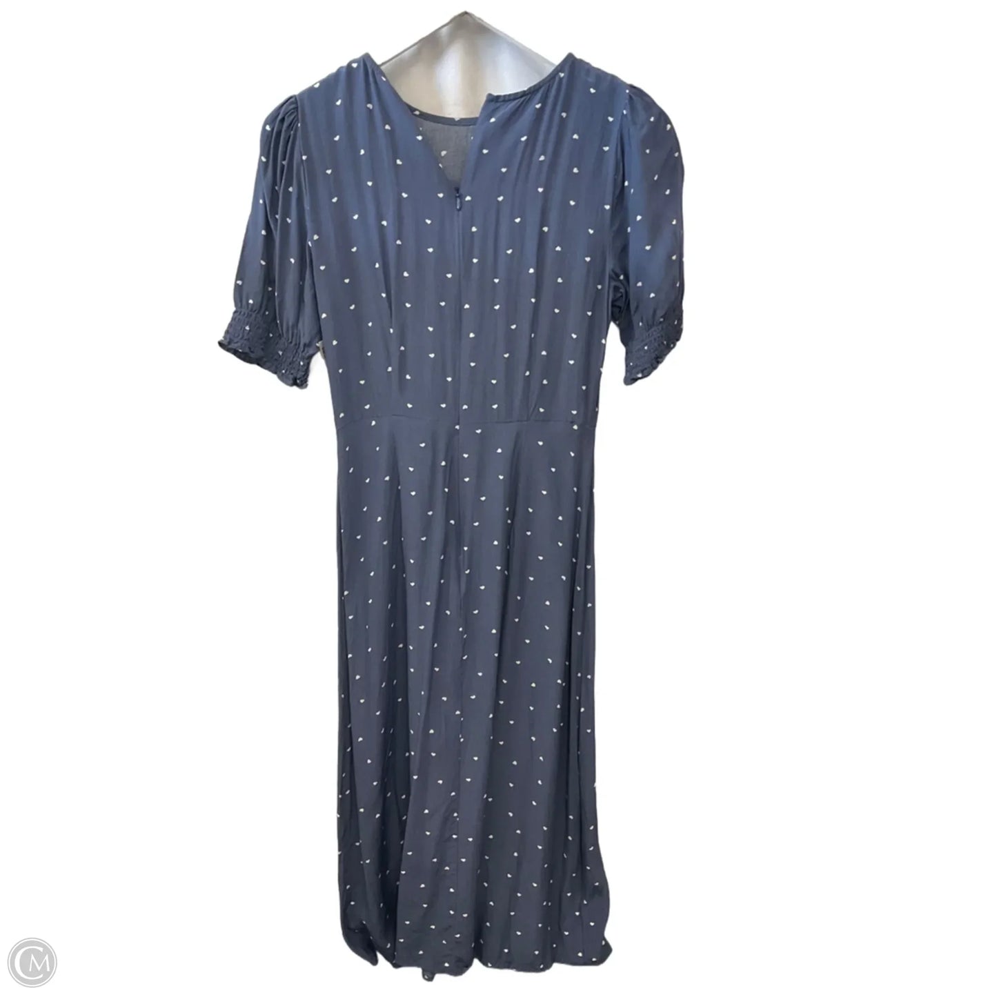 Dress Casual Midi By Loft In Blue, Size: S