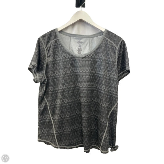 Athletic Top Short Sleeve By St Johns Bay In Grey, Size: Xxl