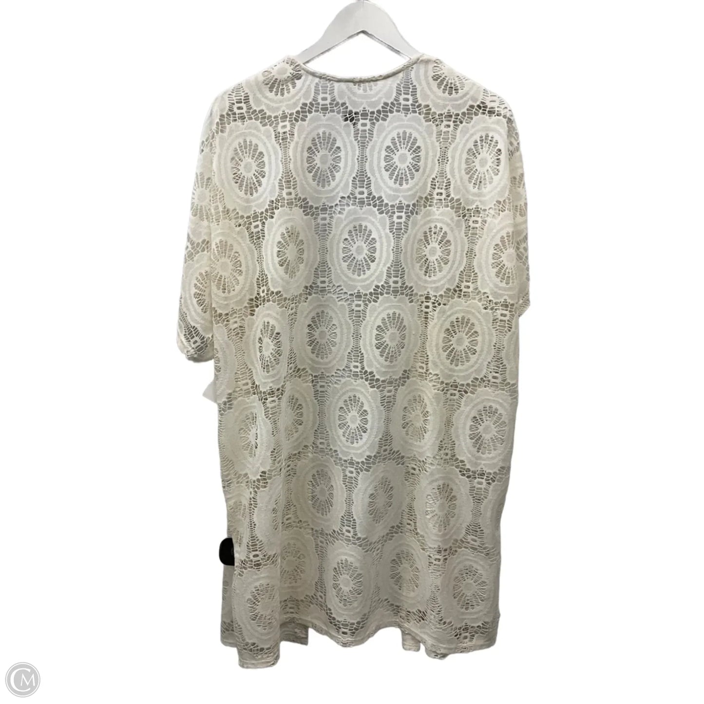 Cardigan By Honeyme In Cream, Size: Xl