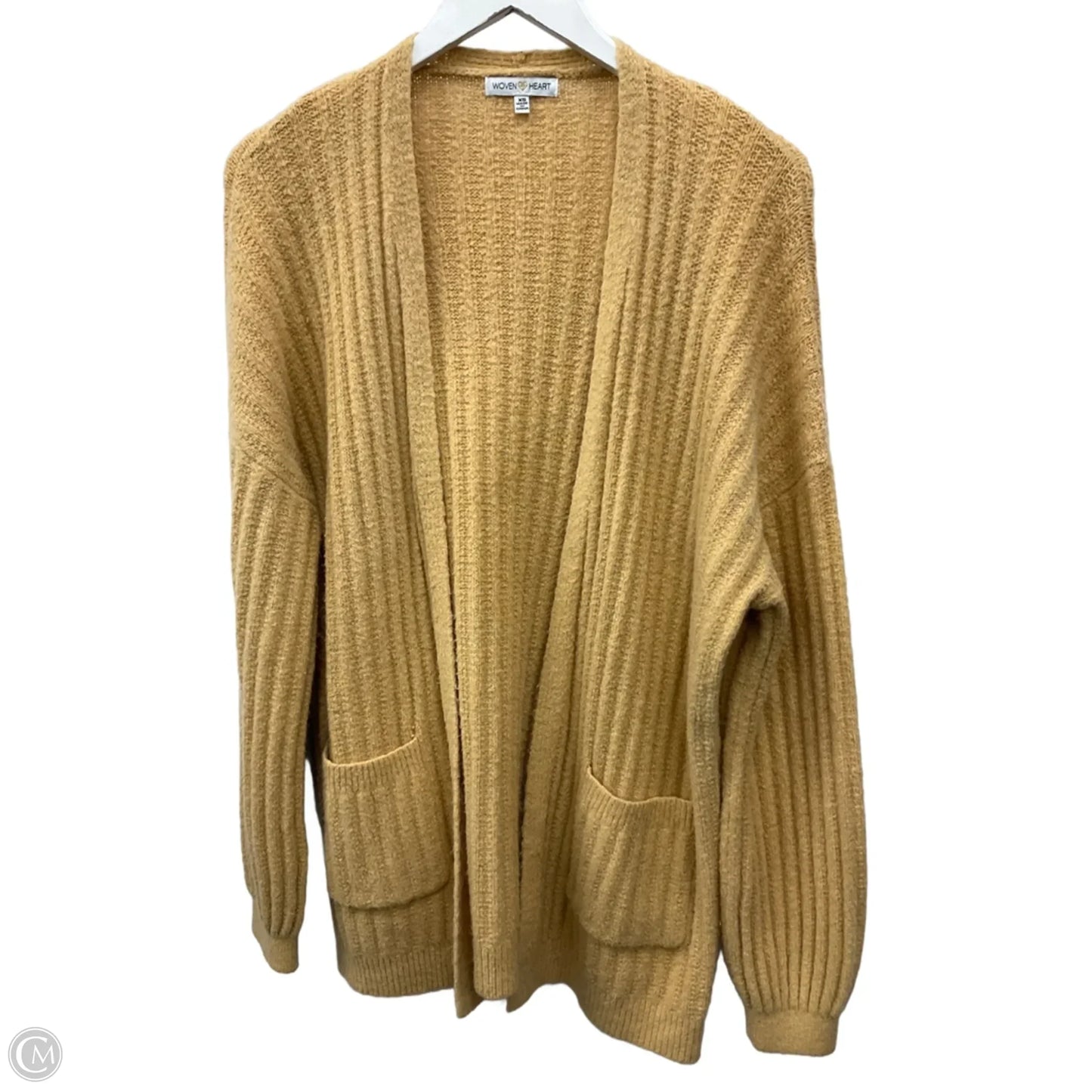 Sweater Cardigan By Clothes Mentor In Orange, Size: Xs