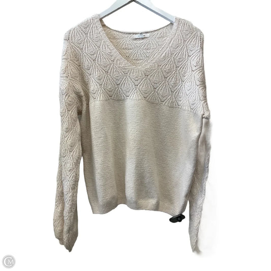 Sweater By Maurices In Ivory, Size: S