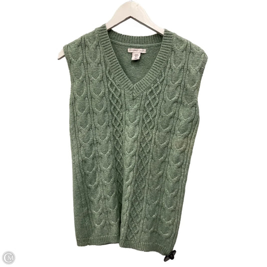 Vest Sweater By Sincerely Jules In Green, Size: Xs