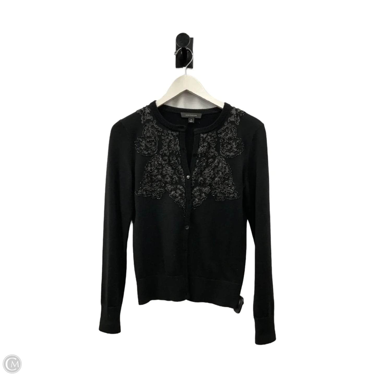 Cardigan By Ann Taylor In Black, Size: S