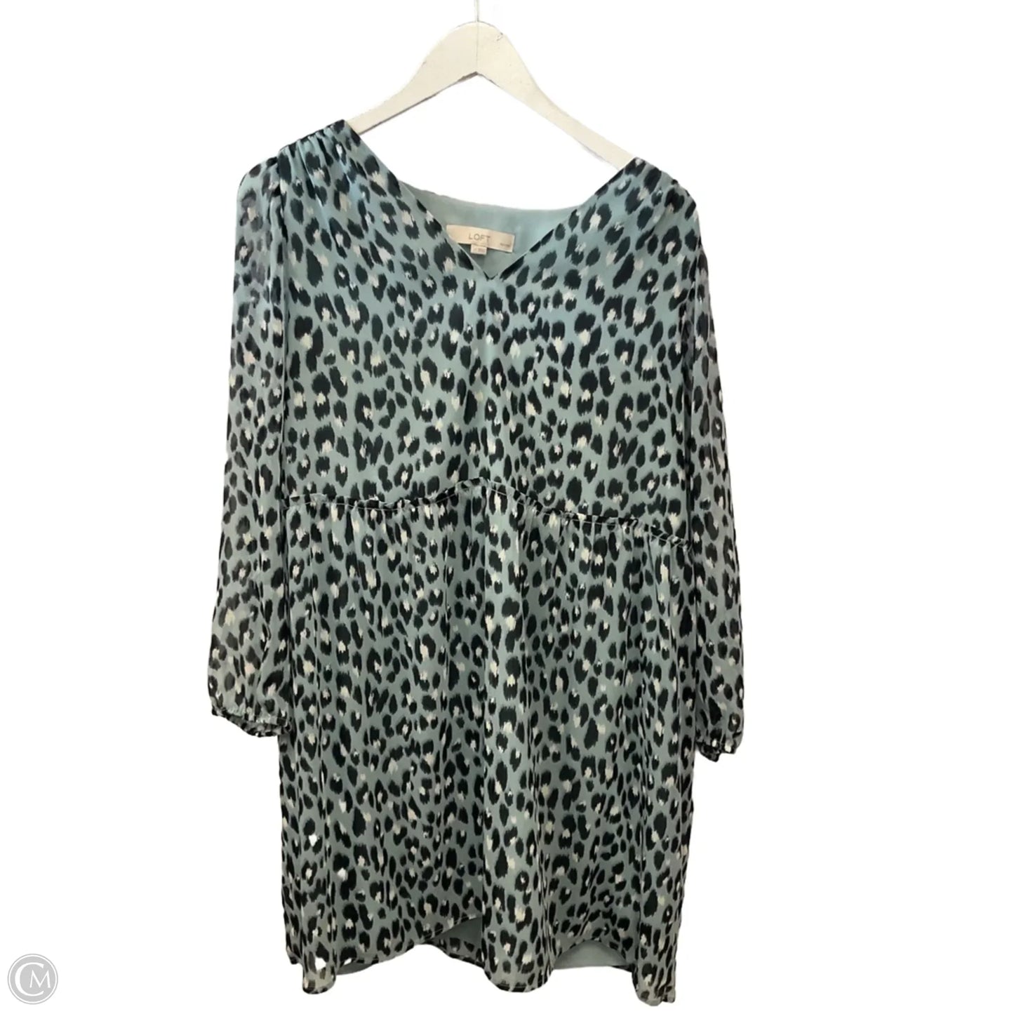 Dress Casual Short By Loft In Green, Size: Lp