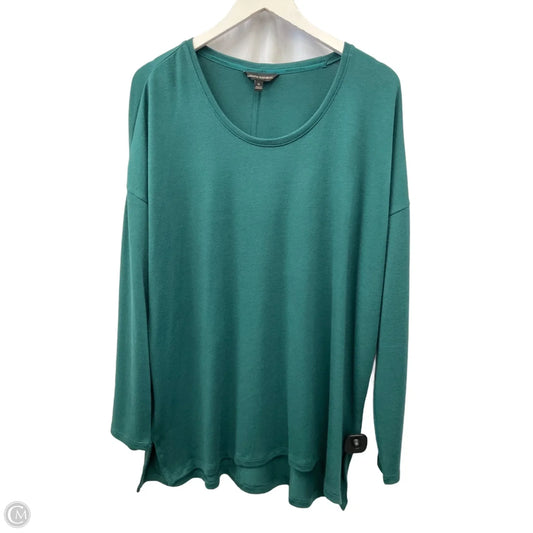 Top Long Sleeve By Banana Republic In Green, Size: Xl