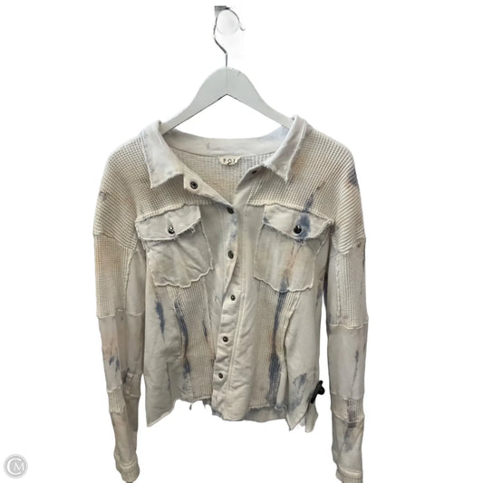 Top Long Sleeve By Pol In Multi-colored, Size: M