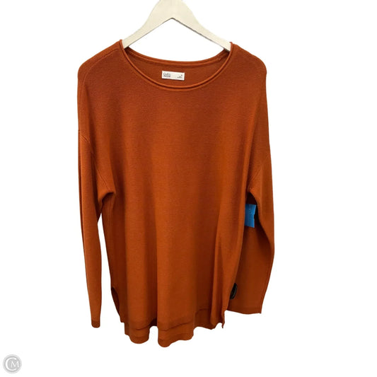 Top Long Sleeve By Croft And Barrow In Orange, Size: M