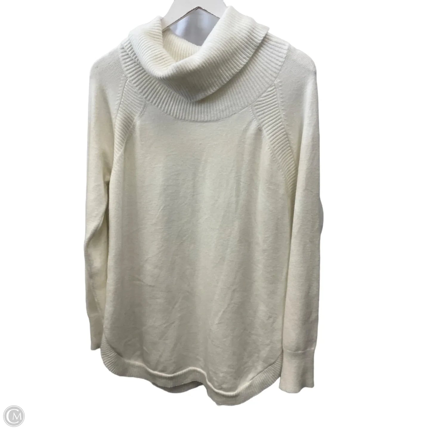 Sweater By Time And Tru In Ivory, Size: L