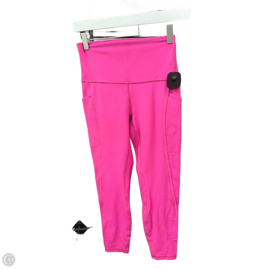 Athletic Leggings By Lululemon In Pink, Size: 6