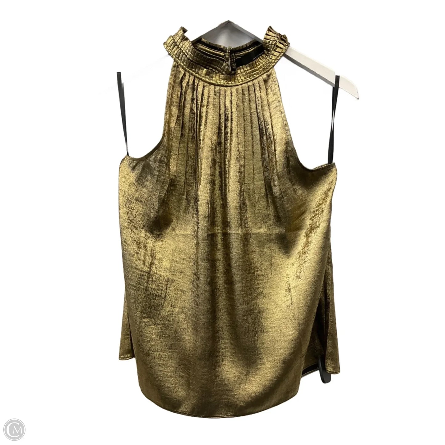 Top Sleeveless By White House Black Market In Gold, Size: M
