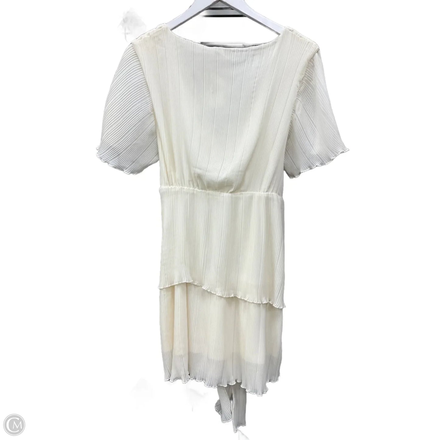 Dress Casual Short By Love Tree In Ivory, Size: M