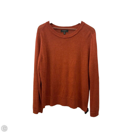 Top Long Sleeve By Banana Republic In Orange, Size: Xl