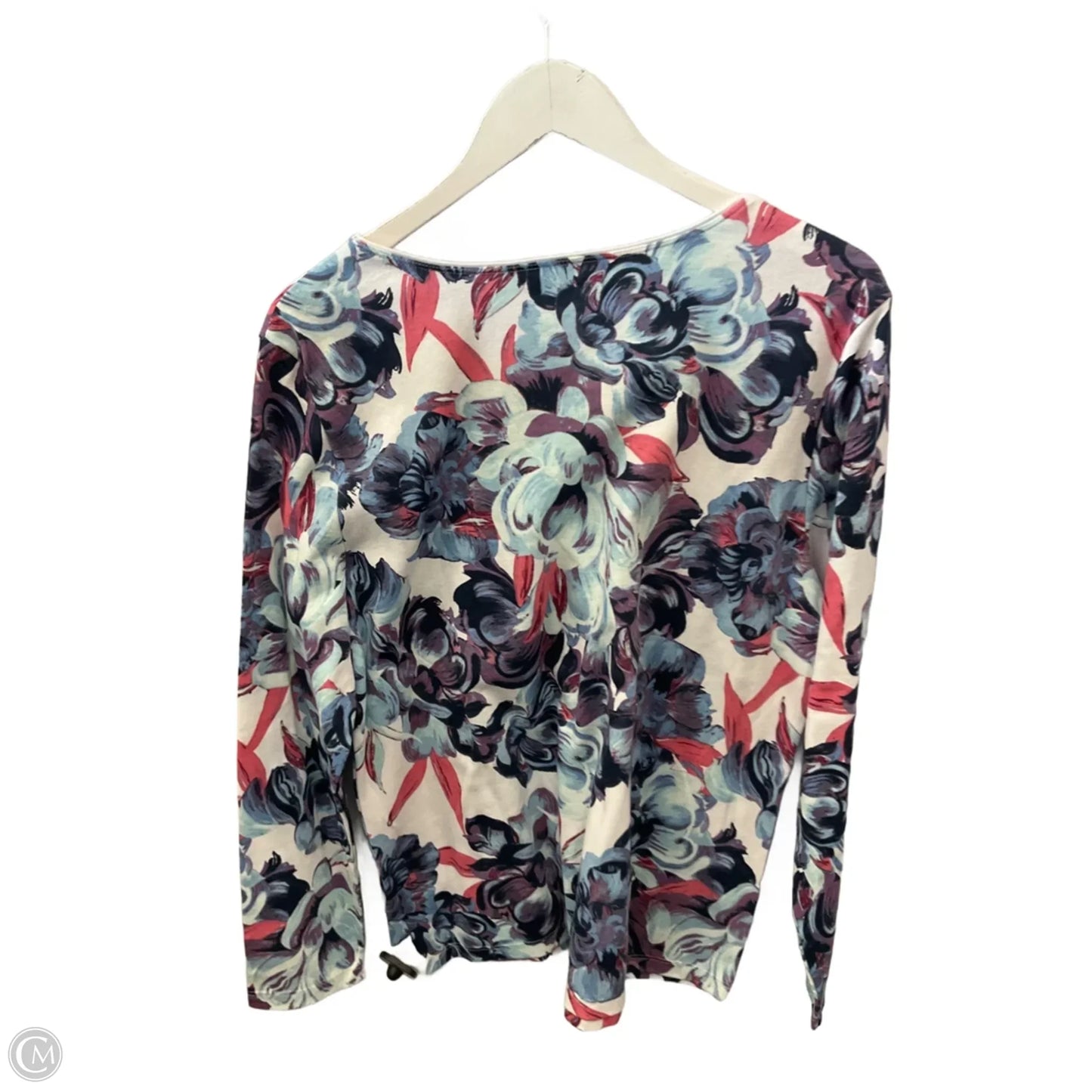 Top Long Sleeve By Karen Scott In Blue & Purple, Size: Xl