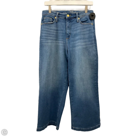 Jeans Wide Leg By Universal Thread In Blue Denim, Size: 8