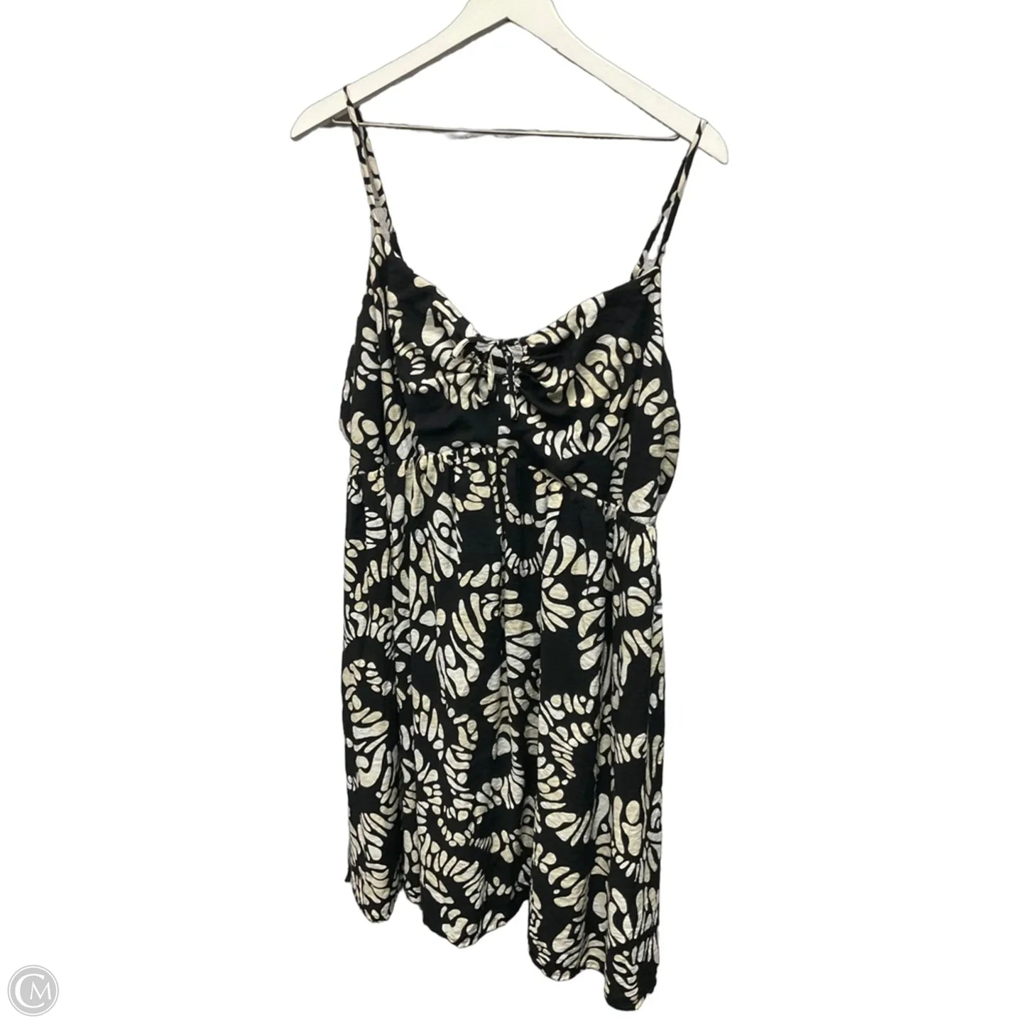 Tunic Short Sleeve By Nine West In Black, Size: Xxl