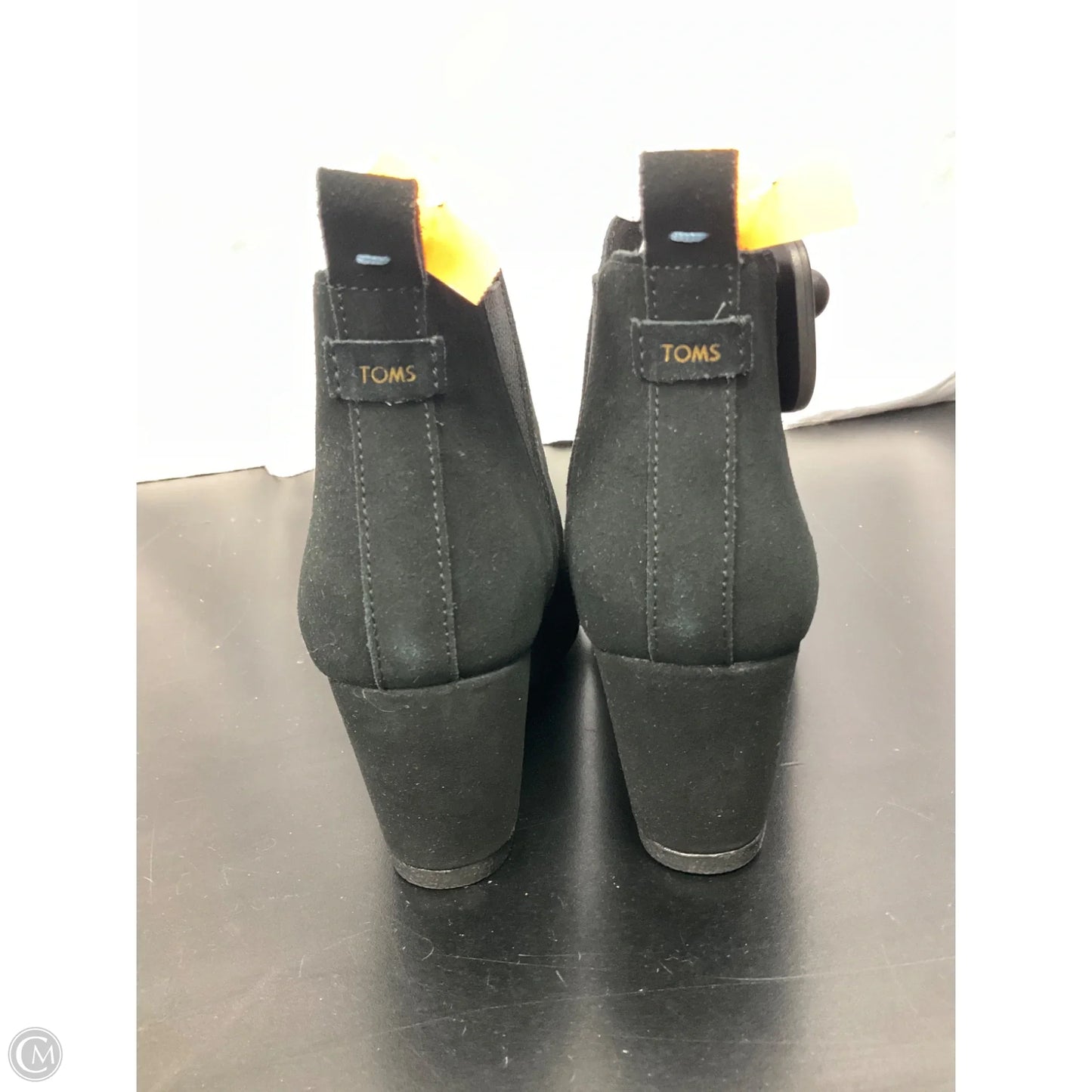 Boots Ankle Heels By Toms In Black, Size: 7.5