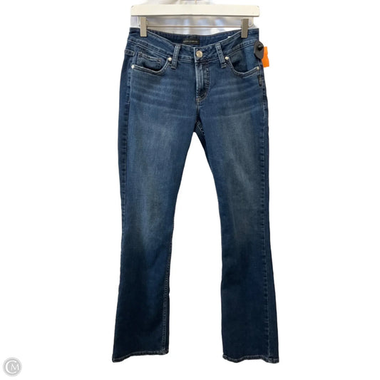 Jeans Boot Cut By Silver In Blue Denim, Size: 8