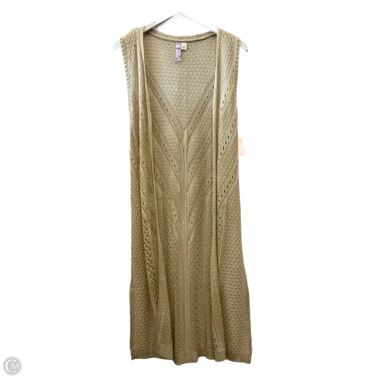 Vest Sweater By Alya In Cream, Size: M