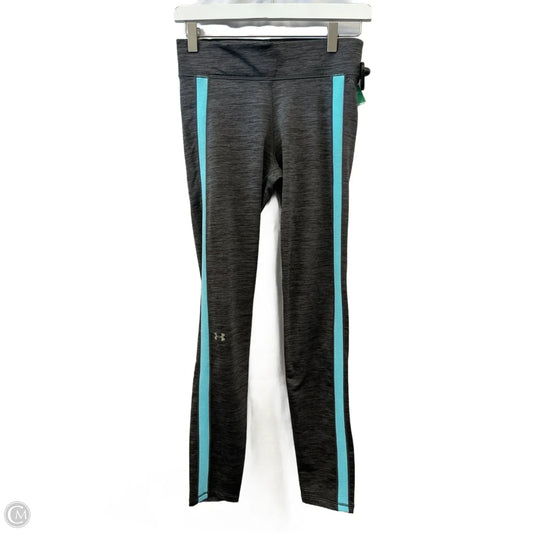 Athletic Leggings By Under Armour In Grey, Size: M