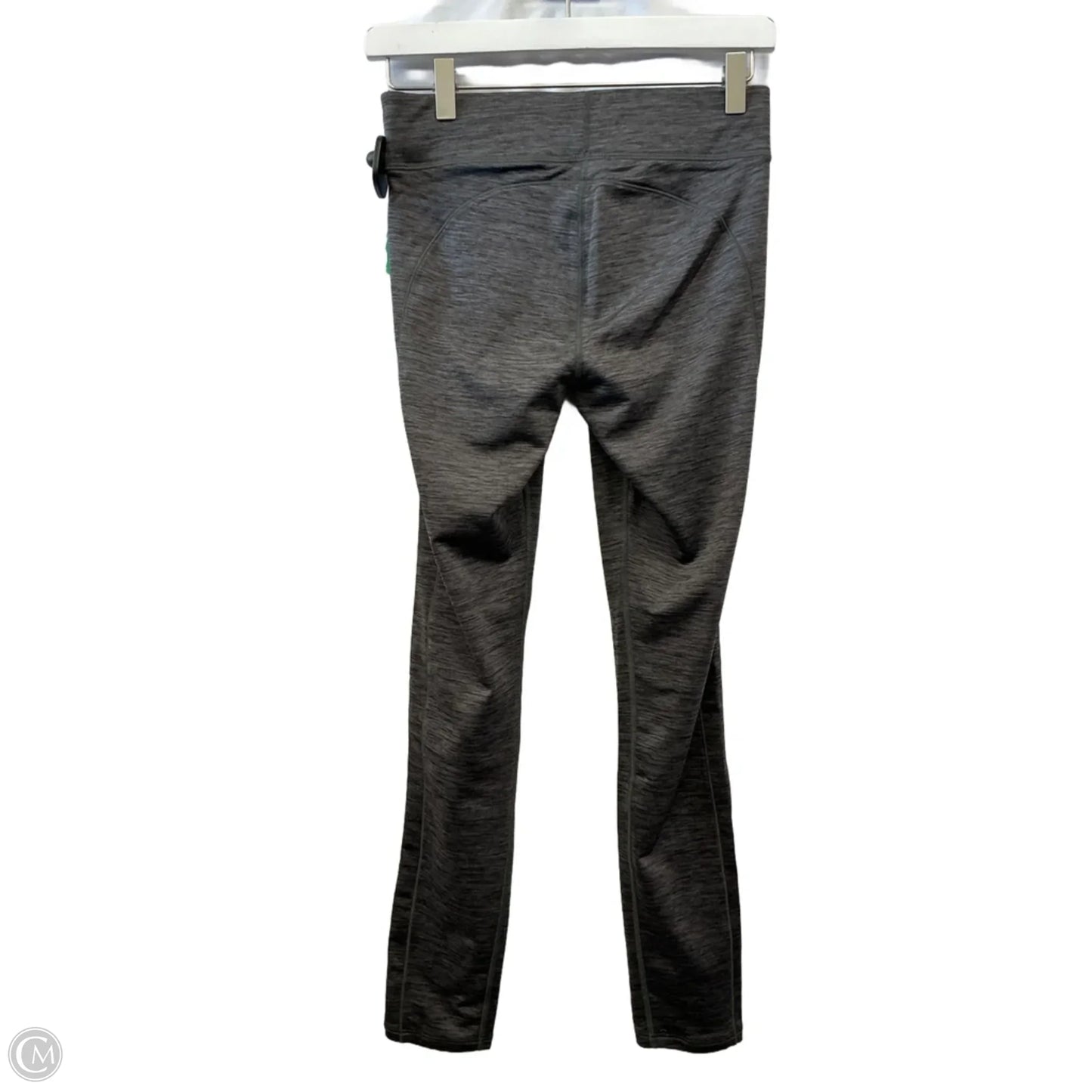 Athletic Leggings By Under Armour In Grey, Size: M