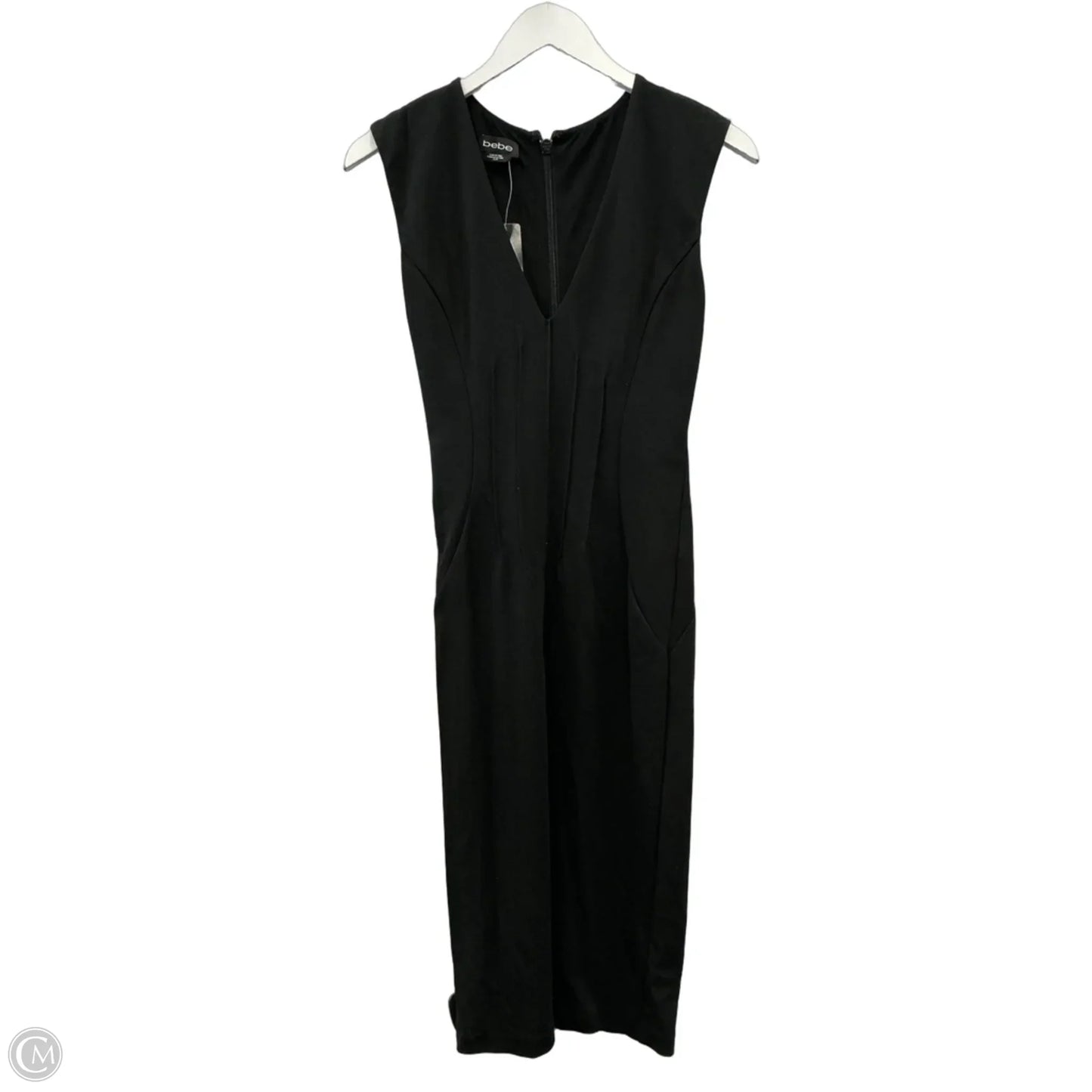 Dress Casual Midi By Bebe In Black, Size: Xs