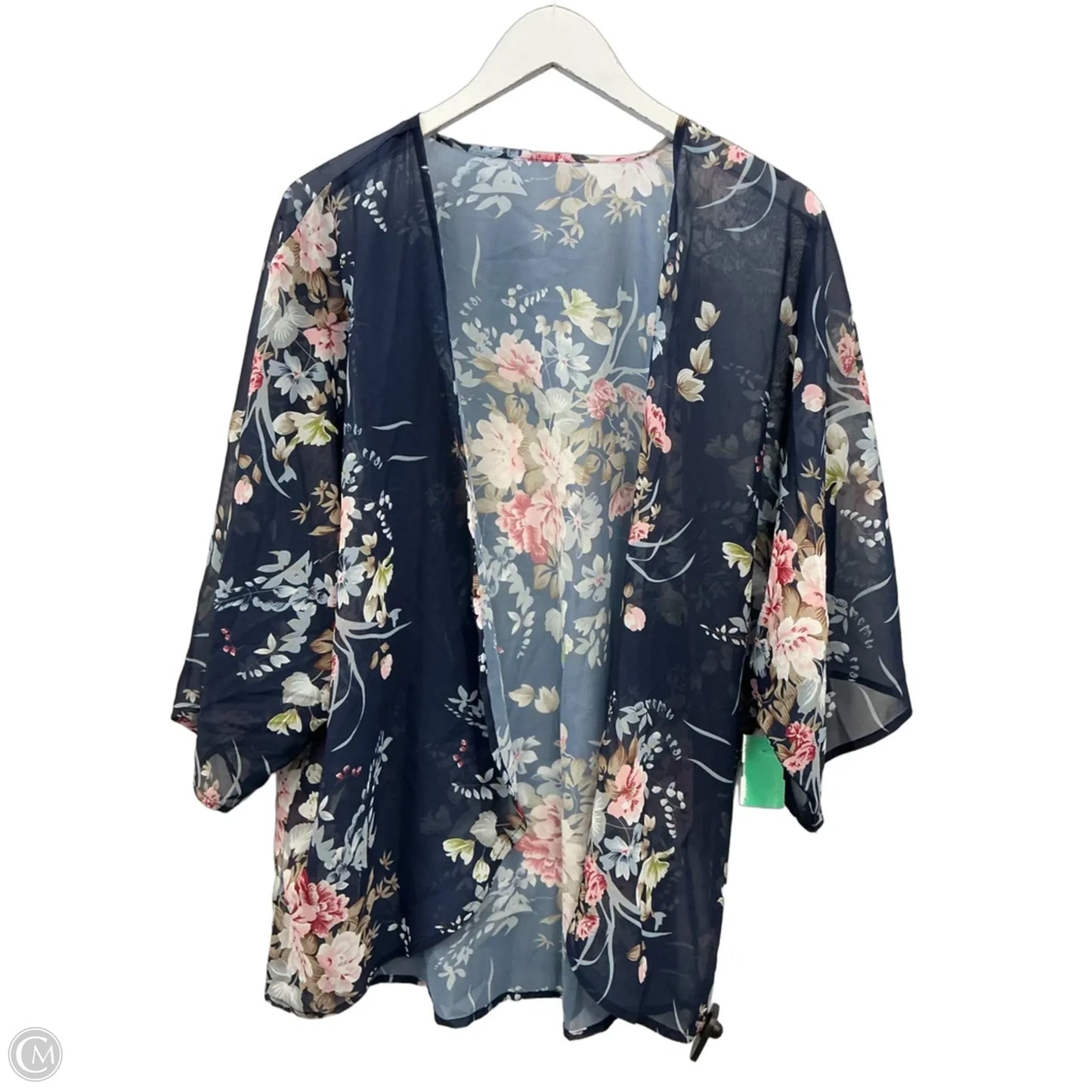 Kimono By Clothes Mentor In Navy, Size: S