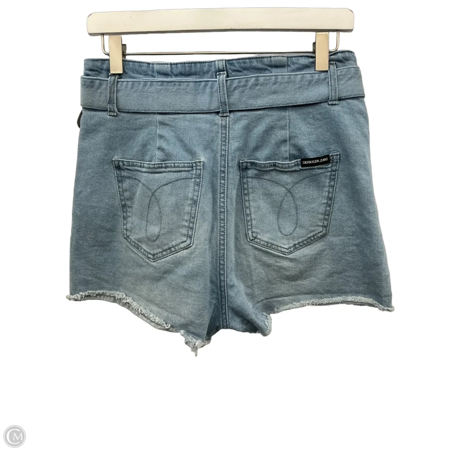 Shorts By Calvin Klein In Blue Denim, Size: 6