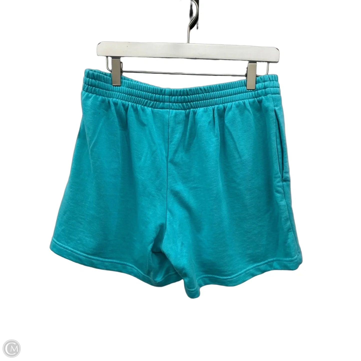 Athletic Shorts By Champion In Aqua, Size: M