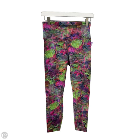 Athletic Leggings By Lululemon In Multi-colored, Size: M