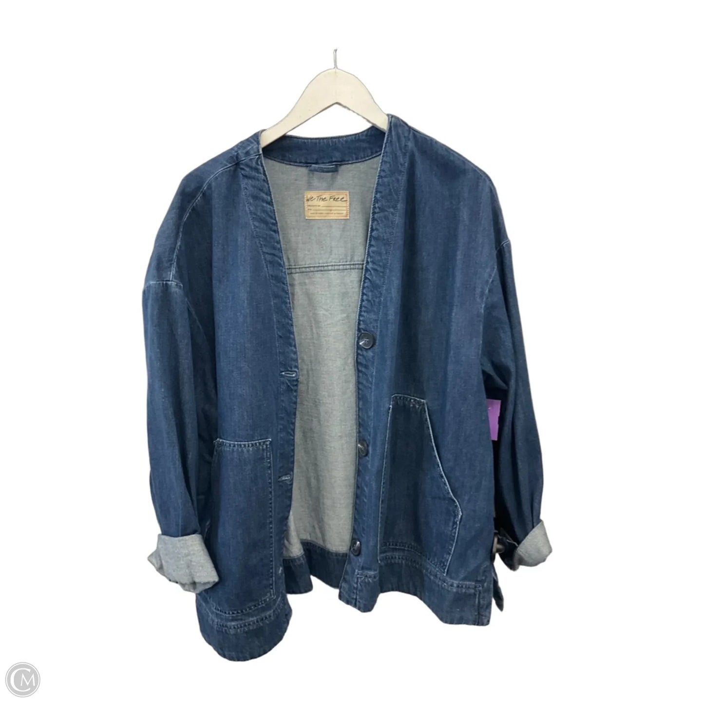 Jacket Denim By We The Free In Blue Denim, Size: M
